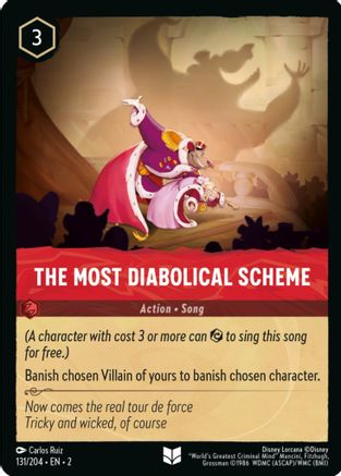 The Most Diabolical Scheme (131/204) - Uncommon - Cold Foil