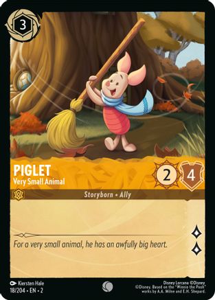 Piglet - Very Small Animal (18/204) - Common