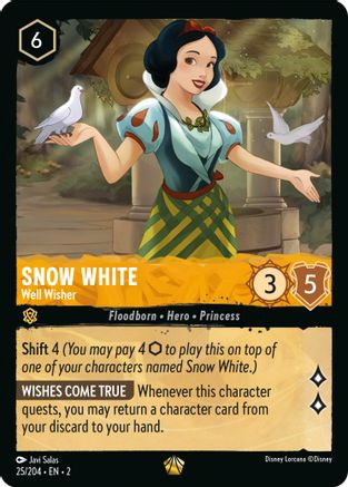 Snow White - Well Wisher (25/204) - Legendary