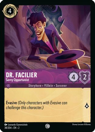Dr. Facilier - Savvy Opportunist (38/204) - Common