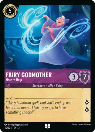 Fairy Godmother - Here to Help (40/204) - Uncommon