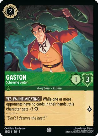 Gaston - Scheming Suitor (83/204) - Common