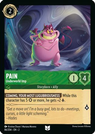 Pain - Underworld Imp (86/204) - Uncommon - Cold Foil