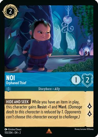 Noi - Orphaned Thief (155/204) - Rare - Cold Foil