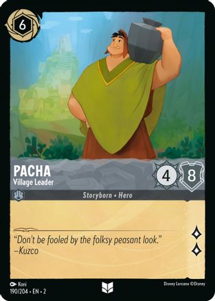 Pacha - Village Leader (190/204) - Uncommon - Cold Foil