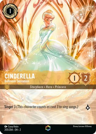 Cinderella - Ballroom Sensation (Enchanted) (205/204) - Enchanted - Holofoil