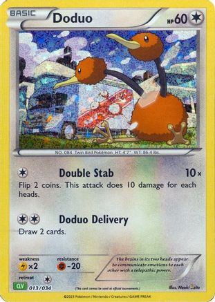 Doduo (013/034) - TCGC  - Classic Collection - Holofoil