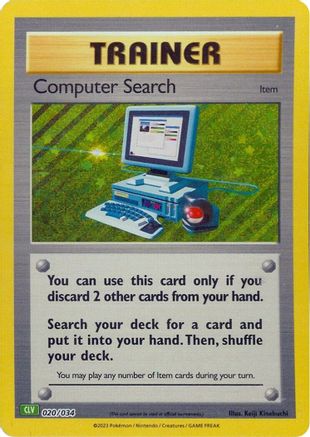 Computer Search (CLV) (020/034) - TCGC  - Classic Collection - Holofoil