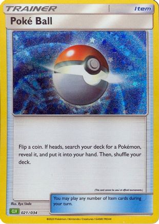 Poke Ball (CLV) (021/034) - TCGC  - Classic Collection - Holofoil