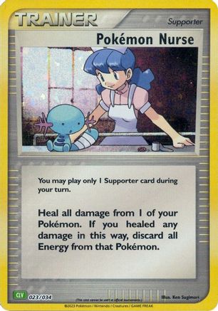 Pokemon Nurse (023/034) - TCGC  - Classic Collection - Holofoil