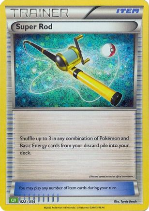 Super Rod (CLV) (028/034) - TCGC  - Classic Collection - Holofoil