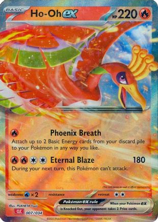Ho-oh ex (007/034) - TCGC  - Classic Collection - Holofoil