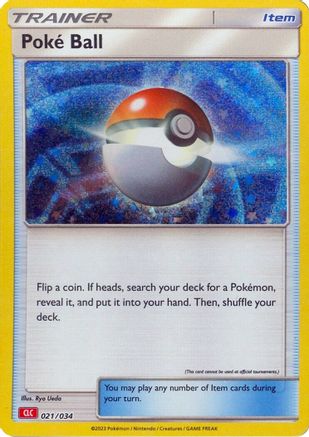 Poke Ball (CLC) (021/034) - TCGC  - Classic Collection - Holofoil