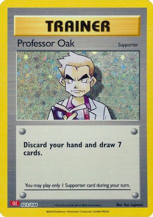 Professor Oak (CLC) (023/034) - TCGC  - Classic Collection - Holofoil