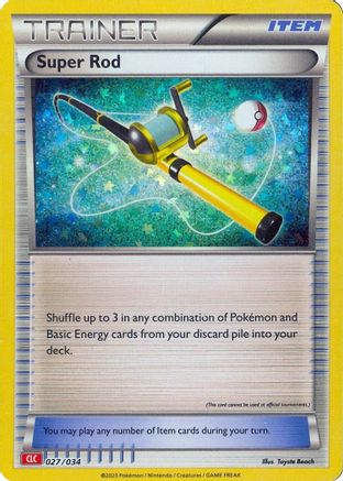 Super Rod (CLC) (027/034) - TCGC  - Classic Collection - Holofoil