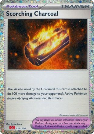 Scorching Charcoal (026/034) - TCGC  - Classic Collection - Holofoil