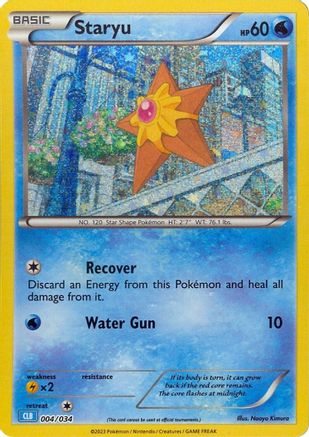 Staryu (004/034) - TCGC  - Classic Collection - Holofoil