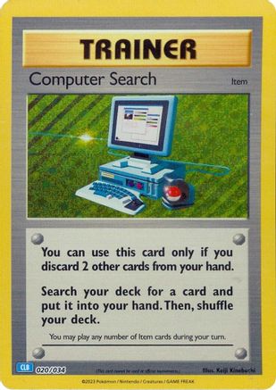 Computer Search (CLB) (020/034) - TCGC  - Classic Collection - Holofoil