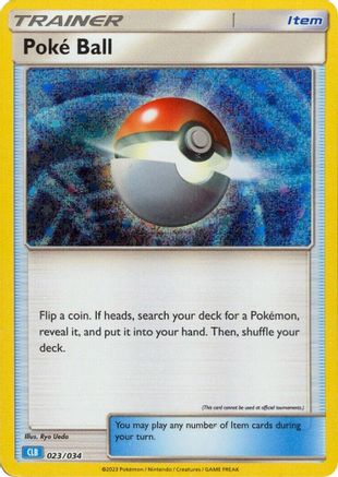 Poke Ball (CLB) (023/034) - TCGC  - Classic Collection - Holofoil