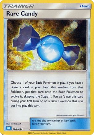 Rare Candy (CLB) (026/034) - TCGC  - Classic Collection - Holofoil