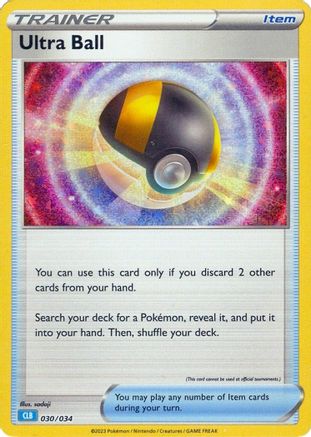 Ultra Ball (CLB) (030/034) - TCGC  - Classic Collection - Holofoil