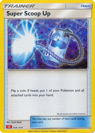 Super Scoop Up (028/034) - TCGC  - Classic Collection - Holofoil