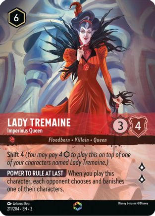 Lady Tremaine - Imperious Queen (Enchanted) (211/204) - Enchanted - Holofoil