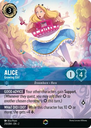 Alice - Growing Girl (Enchanted) (213/204) - Enchanted - Holofoil