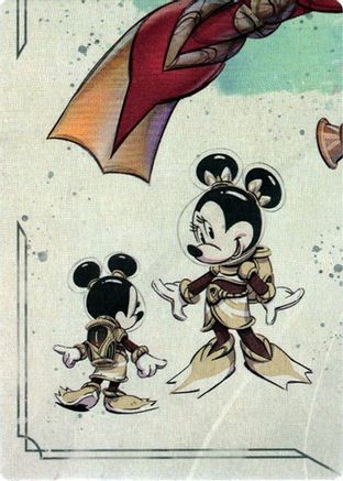 Minnie Mouse - Wide-Eyed Diver Puzzle Insert (Bottom Left)  - ROTF - None