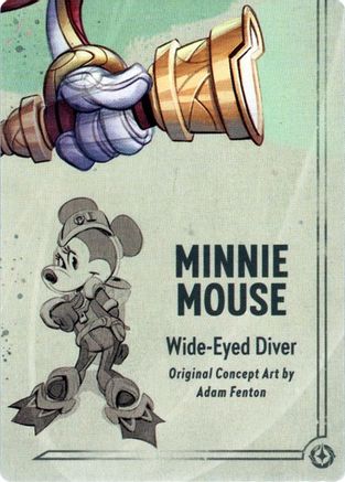 Minnie Mouse - Wide-Eyed Diver Puzzle Insert (Bottom Right)  - ROTF - None