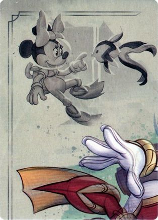 Minnie Mouse - Wide-Eyed Diver Puzzle Insert (Top Left)  - ROTF - None