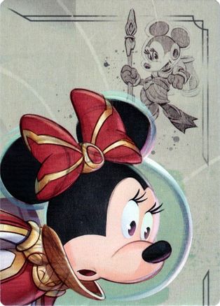 Minnie Mouse - Wide-Eyed Diver Puzzle Insert (Top Right)  - ROTF - None