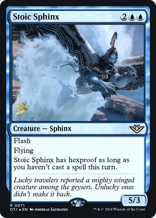 Stoic Sphinx (PRE-71S) - rare - Foil
