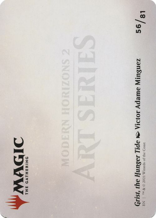 Grist, the Hunger Tide // Grist, the Hunger Tide (AMH2-056) - common (Borderless) - Foil