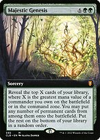 Majestic Genesis (CLB-590) - mythic: (Extended Art) - Foil