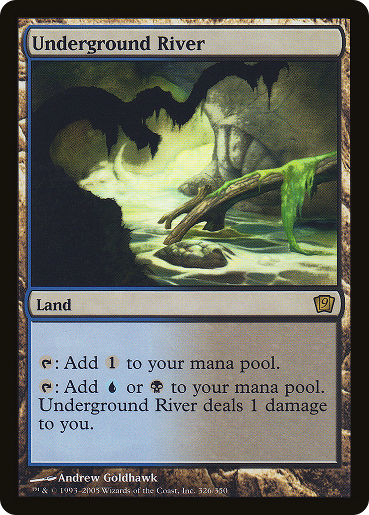 Underground River (9ED-326★) - rare - Foil