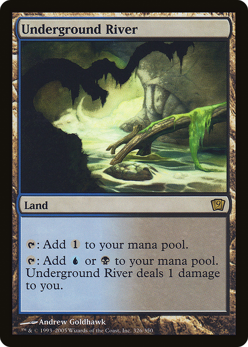 Underground River (9ED-326★) - rare - Foil