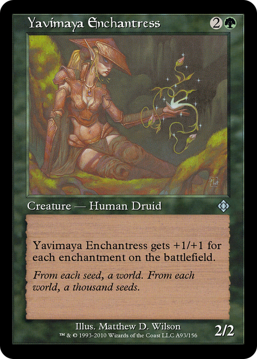 Yavimaya Enchantress (TD0-A93) - uncommon