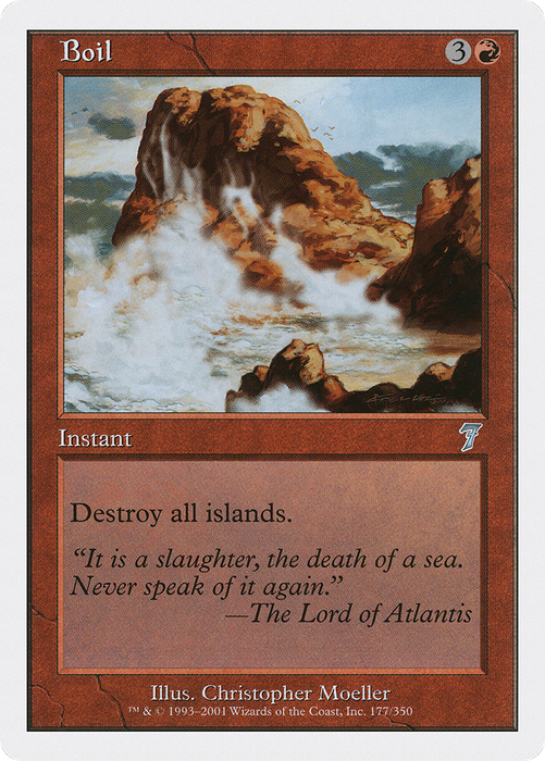 Boil (7ED-177) - uncommon
