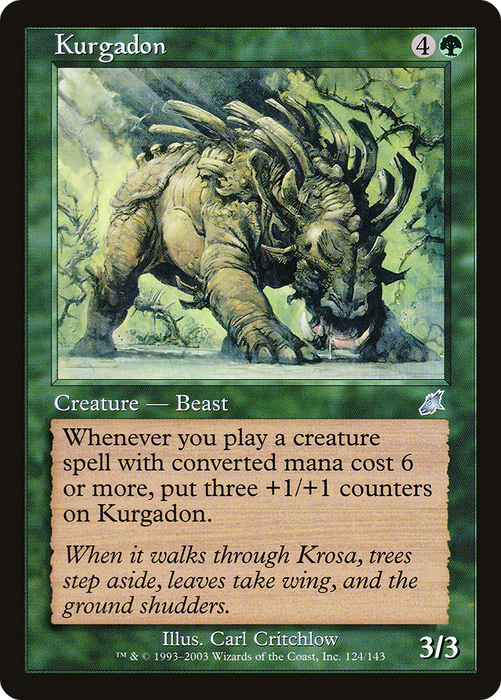 Kurgadon (SCG-124) - uncommon