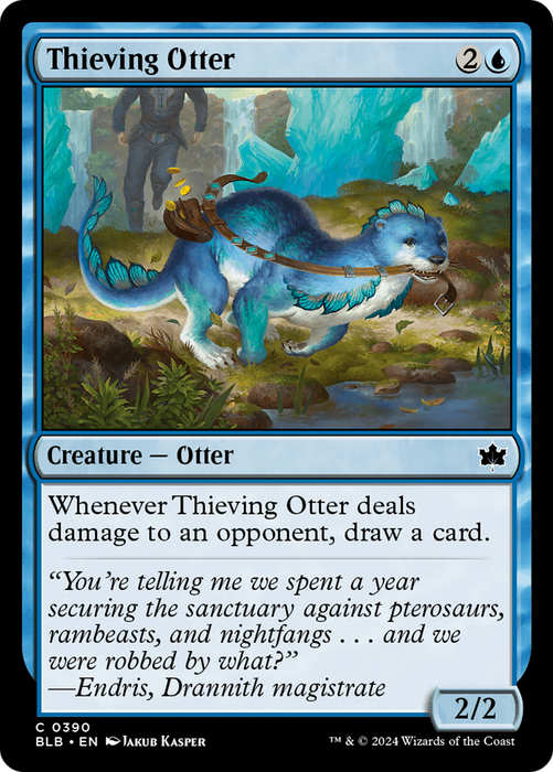 Thieving Otter (BLB-390) - common - Foil