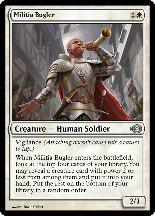 Militia Bugler (PRM-69260) - uncommon - Foil