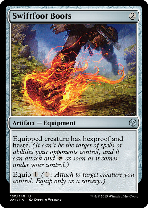 Swiftfoot Boots (PZ1-130) - uncommon - Foil