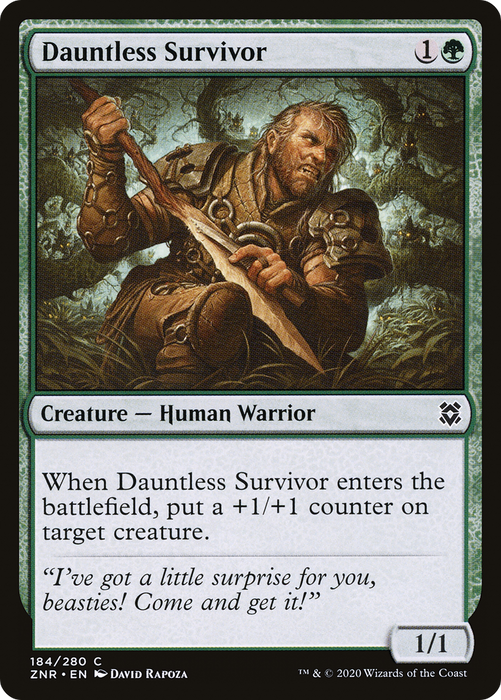 Dauntless Survivor (ZNR-184) - common - Foil