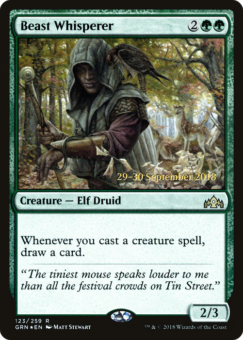 Beast Whisperer (PRE-123S) - rare - Foil