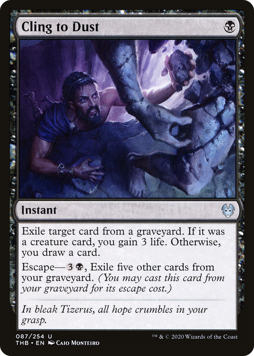 Cling to Dust (THB-087) - uncommon - Foil
