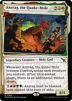 Anzrag, the Quake-Mole (MKM-385) - mythic: (Showcase) - Foil