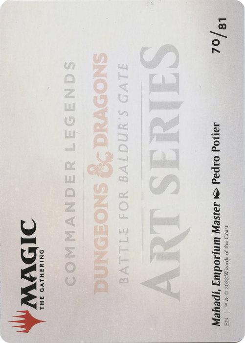 Mahadi, Emporium Master // Mahadi, Emporium Master (ACLB-070) - common (Borderless) - Foil