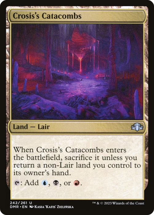 Crosis's Catacombs (DMR-242) - uncommon - Foil