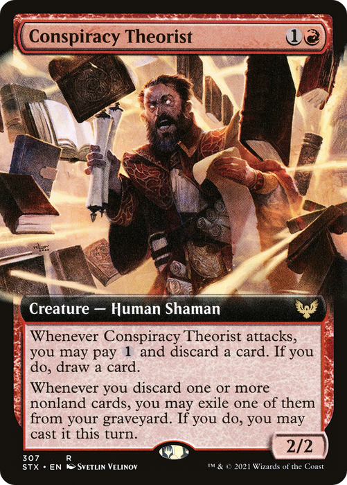 Conspiracy Theorist (STX-307) - rare: (Extended Art)